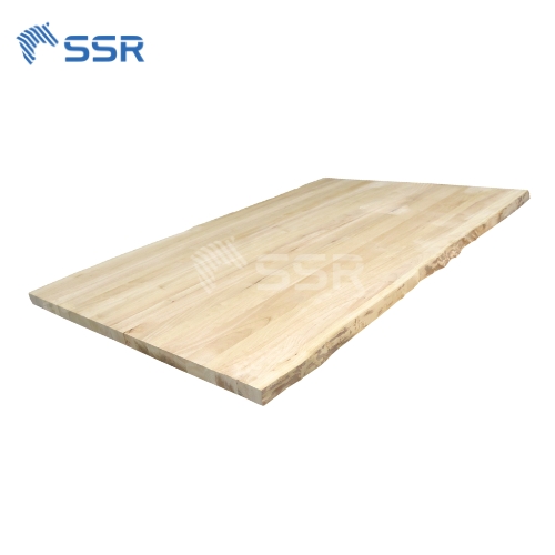 Customized Rubberwood Edge Glued Countertop With Live Edge