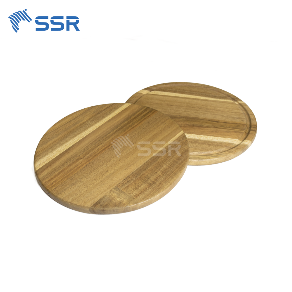Acacia Wood Round Cutting Board- CBT01 (2)