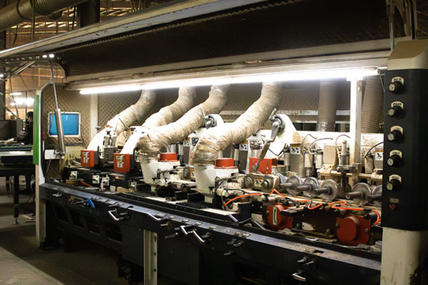 finger joint board machine